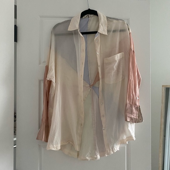 Free People Rainbow Rays Top - Picture 2 of 9